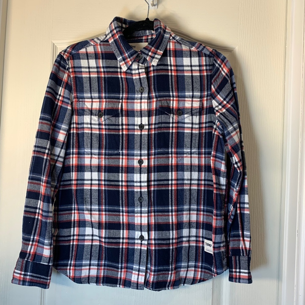 Tilley Canada – Men’s Plaid Flannel Shirt | Made in‎ Canada (S) Outdoor Casual